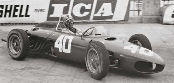 Wolfgang von Trips in Monaco 1961 im Sharknose mit 65 Motor