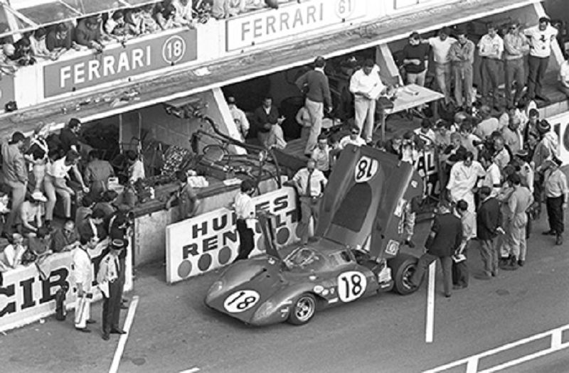Pedro Rodriguez David Piper Ferrari 312P