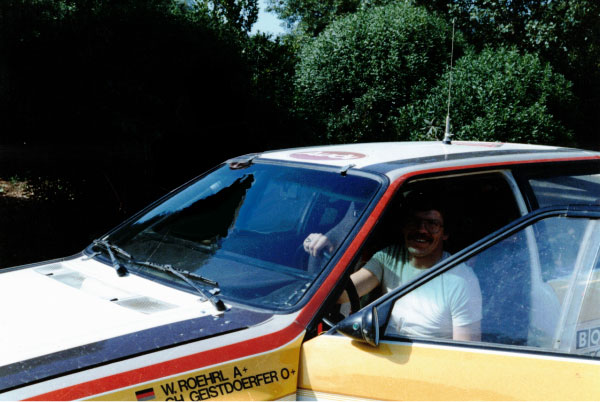 Jörg Thomas Födisch als Gast bei der Rallye Acropolis